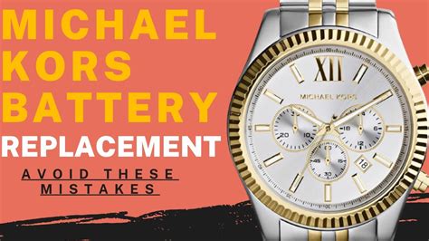 michael kors 5039 battery|diy Michael Kors watch battery.